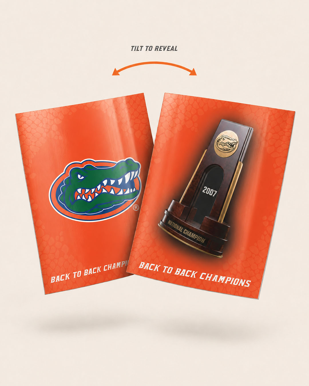 Florida Gators 2007 National Championship – 3D Gameprint