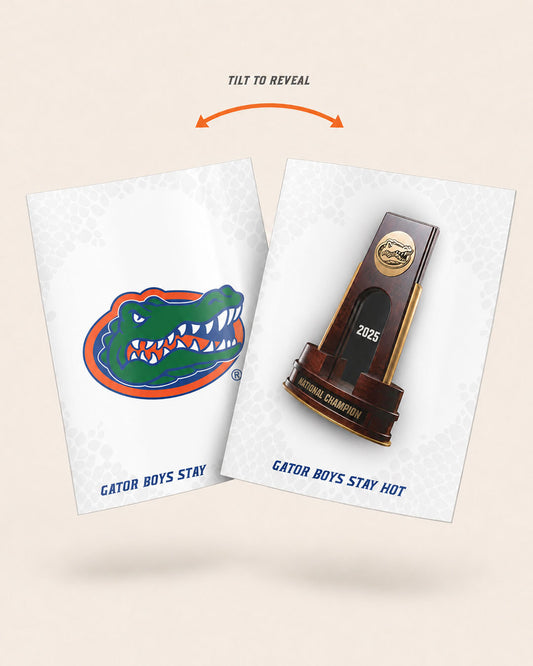 Florida Gators 2025 National Championship – 3D Gameprint