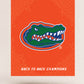 Florida Gators 2007 National Championship – 3D Gameprint
