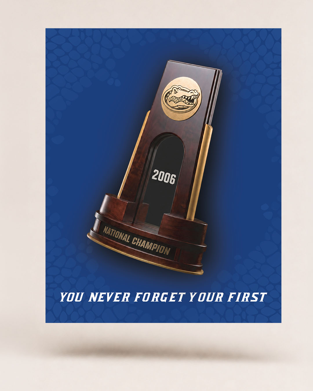 Florida Gators 2006 National Championship – 3D Gameprint