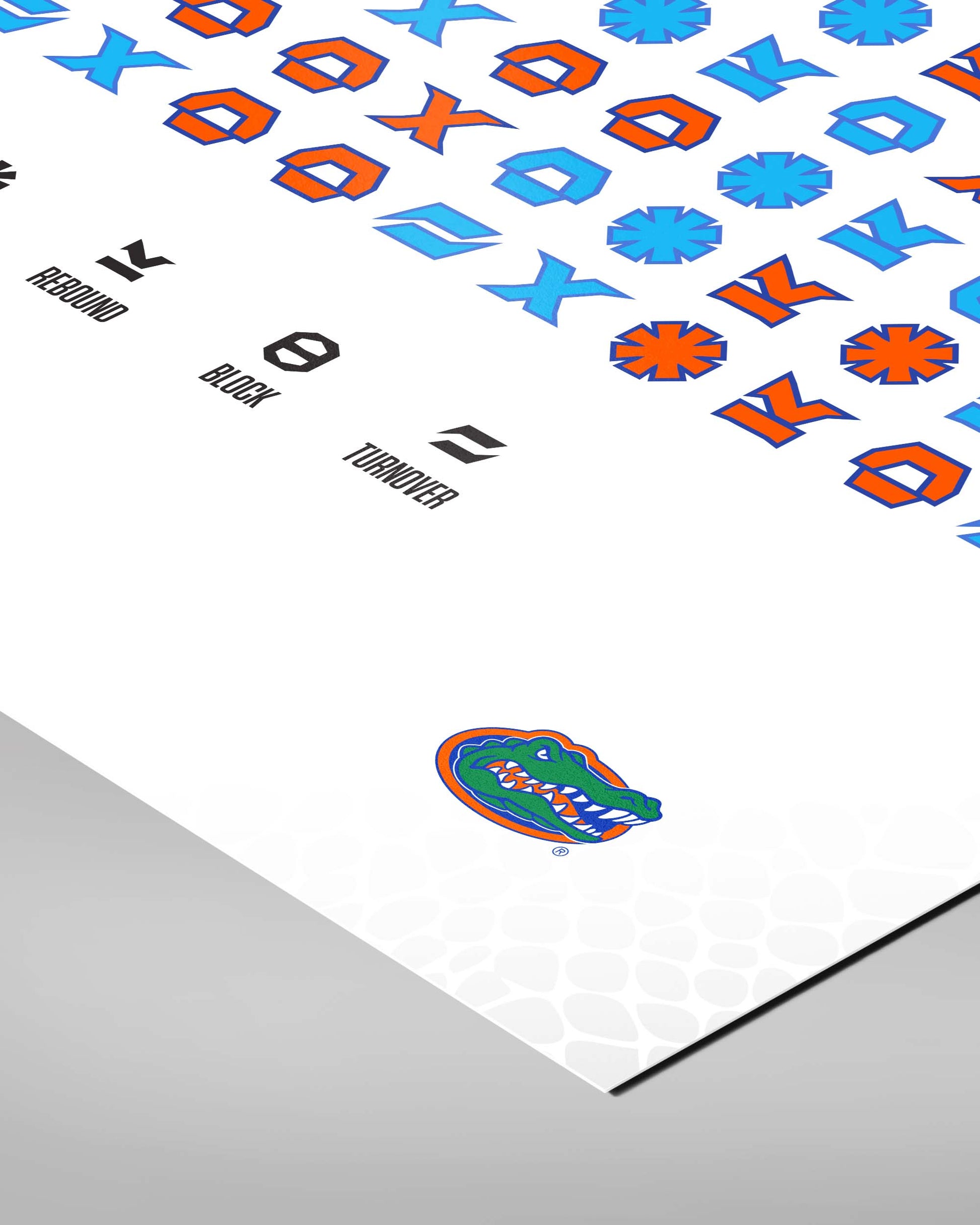 24x32 Gators Champion Bundle — framed print product view
