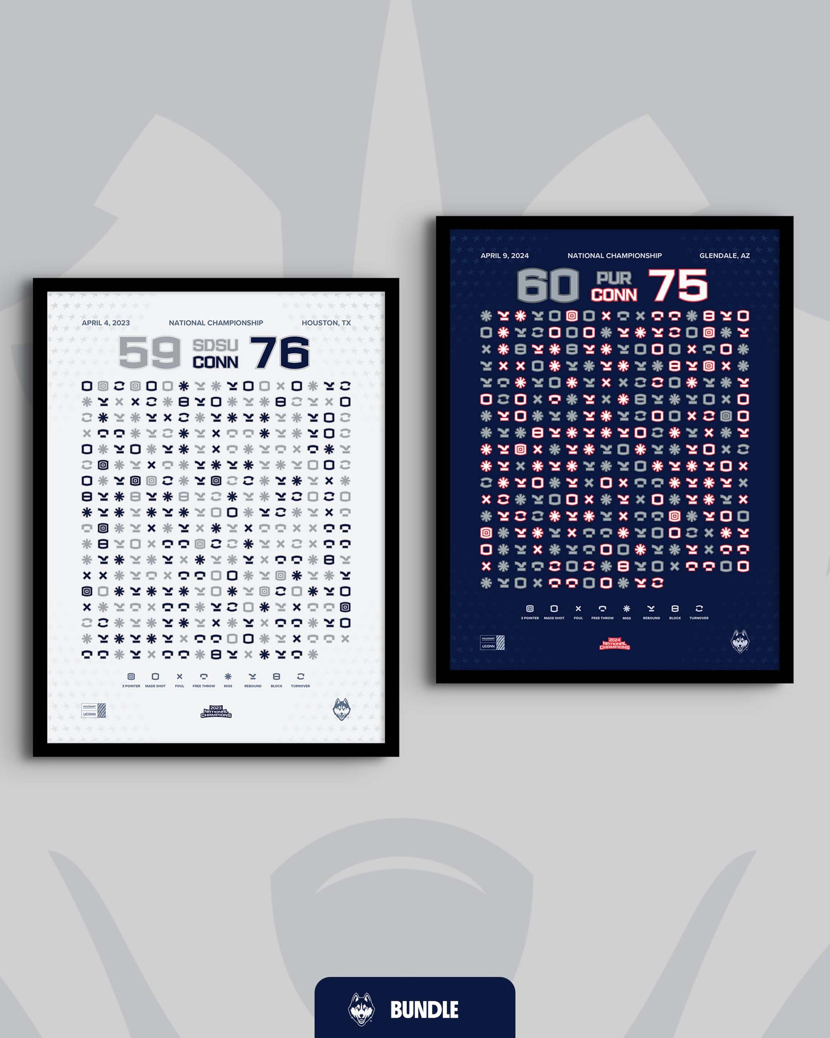 UConn Back-to-Back Champions (23 & 24)