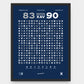Xavier vs. Villanova (2016) — design detail on white background