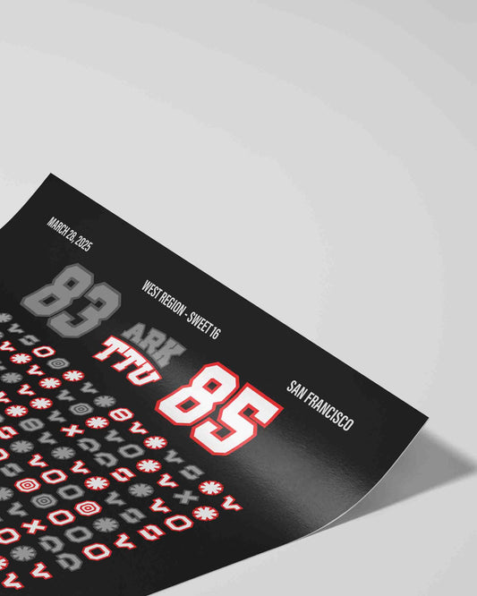 Red Raiders vs. Arkansas – Sweet 16 Statement (2025)