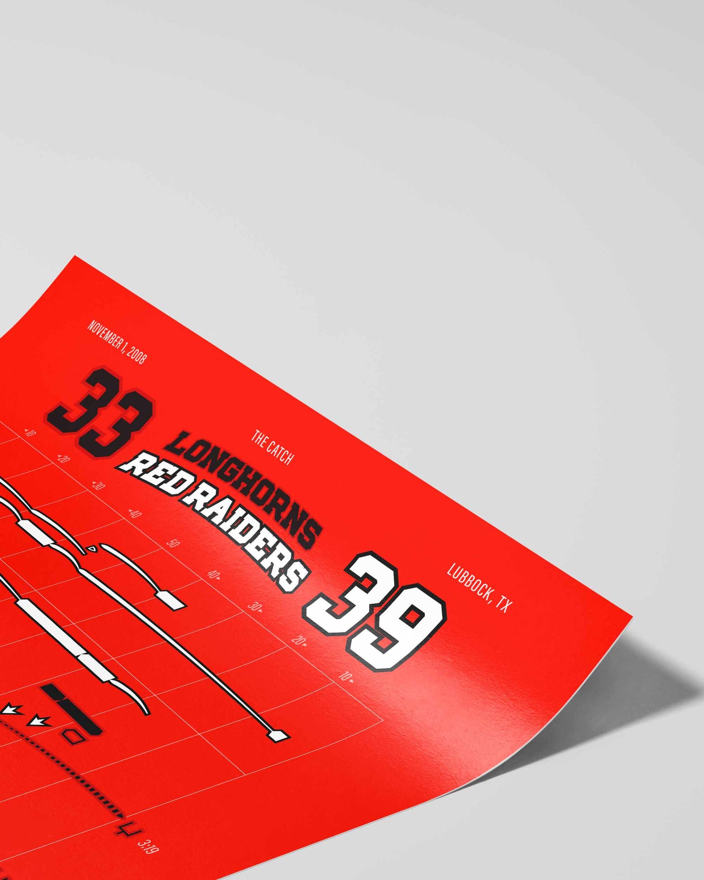 Longhorns @ Red Raiders – The Catch (2008)