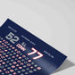 UConn 77-52 Illinois – 30-0 run — poster detail showing game data visualization