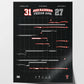 Red Raiders @ Texas A&M – The A&M Comeback (2006) — wall display lifestyle mockup