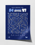 Nevada vs New Mexico – Mountain West Battle (2023) — poster detail showing game data visualization