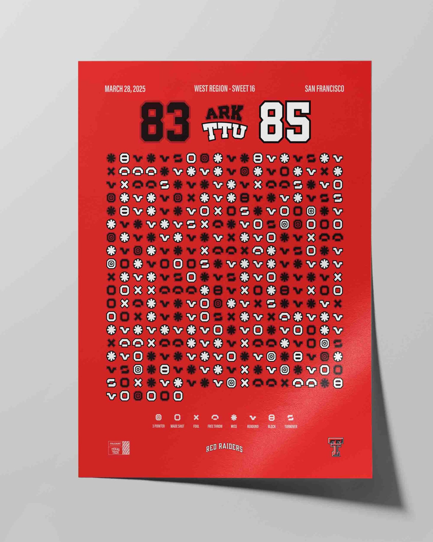 Red Raiders vs. Arkansas – Sweet 16 Statement (2025)