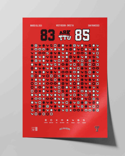 Red Raiders vs. Arkansas – Sweet 16 Statement (2025)