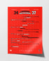 Longhorns vs Red Raiders – Everything runs through Lubbock (2022) — wall display lifestyle mockup