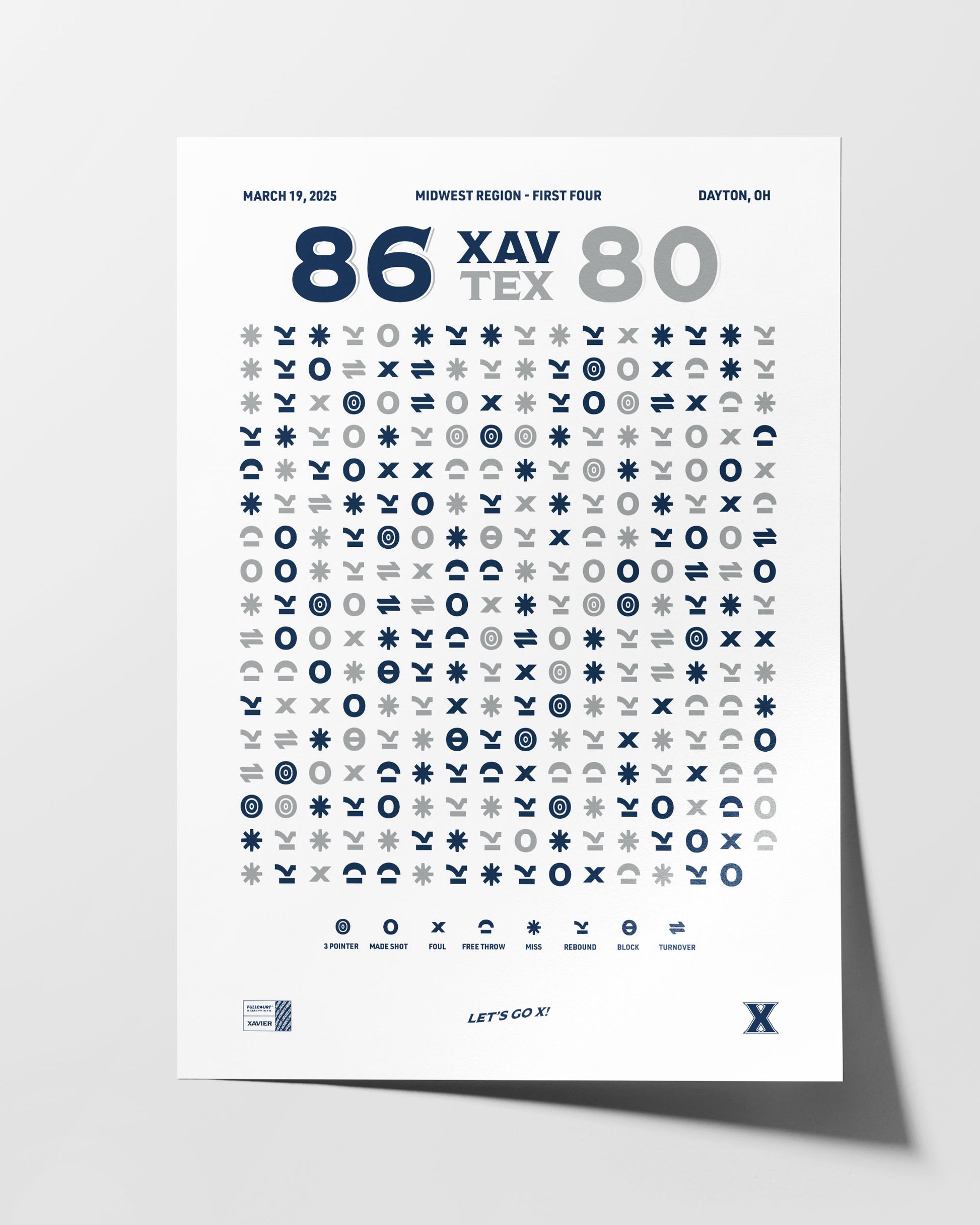 Xavier vs. Texas – First Four (2025) — alternate color variant