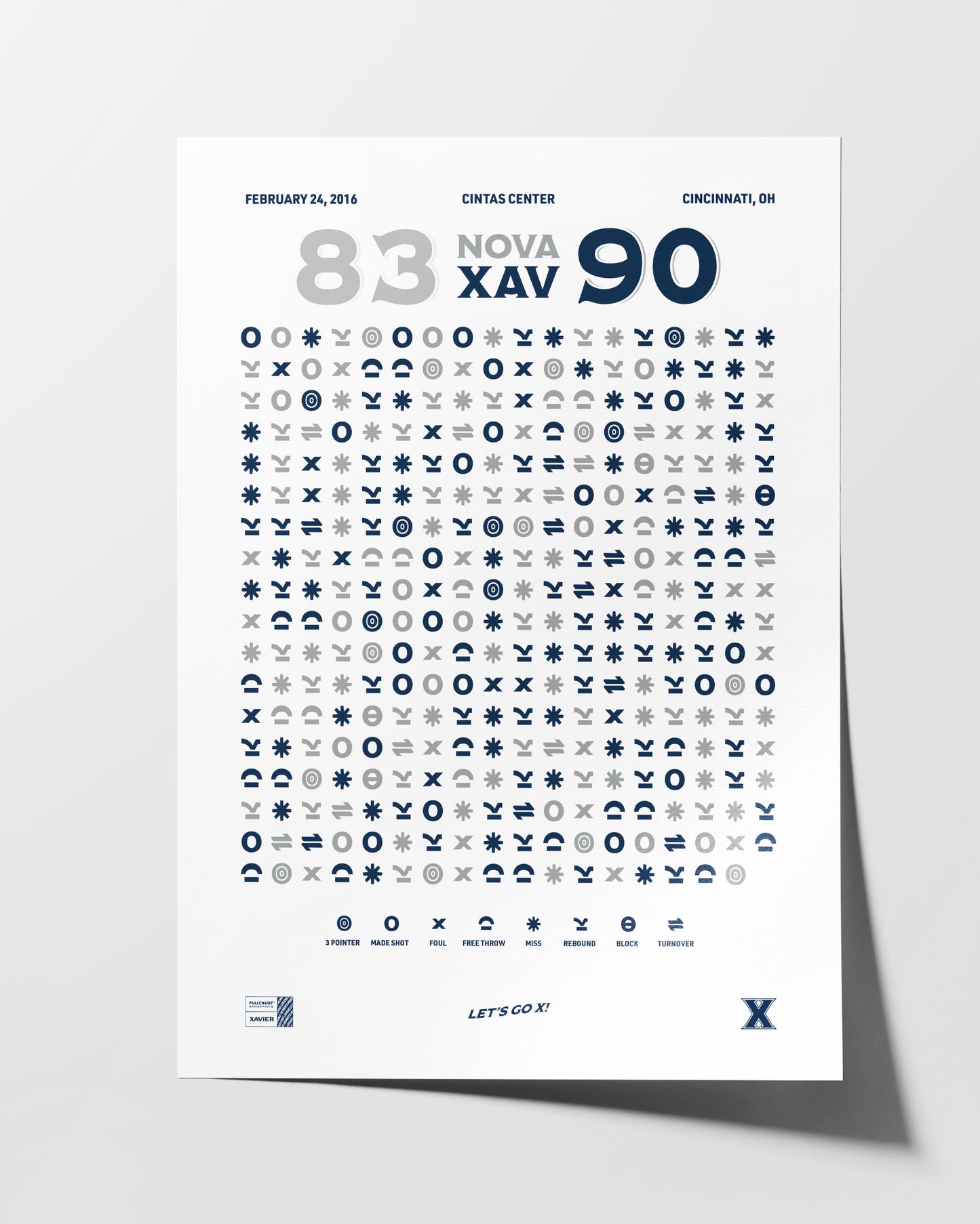 Xavier vs. Villanova (2016) — alternate color variant