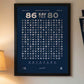 Xavier vs. Texas – First Four (2025) — framed print product view